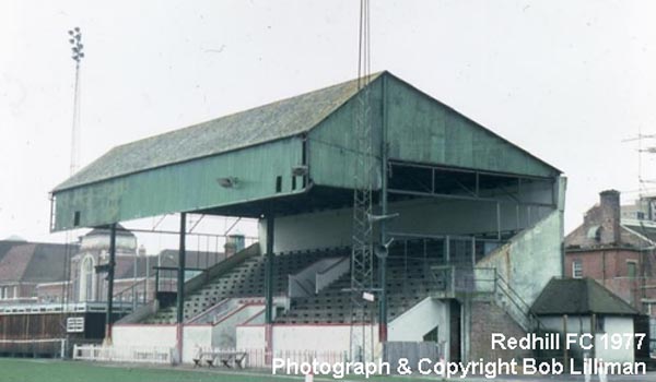 Memorial Sports Ground, Redhill FC. 1977. © Bob Lilliman